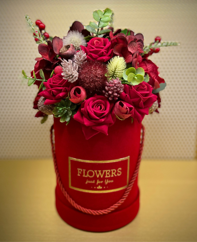 Flower Box Royal Red